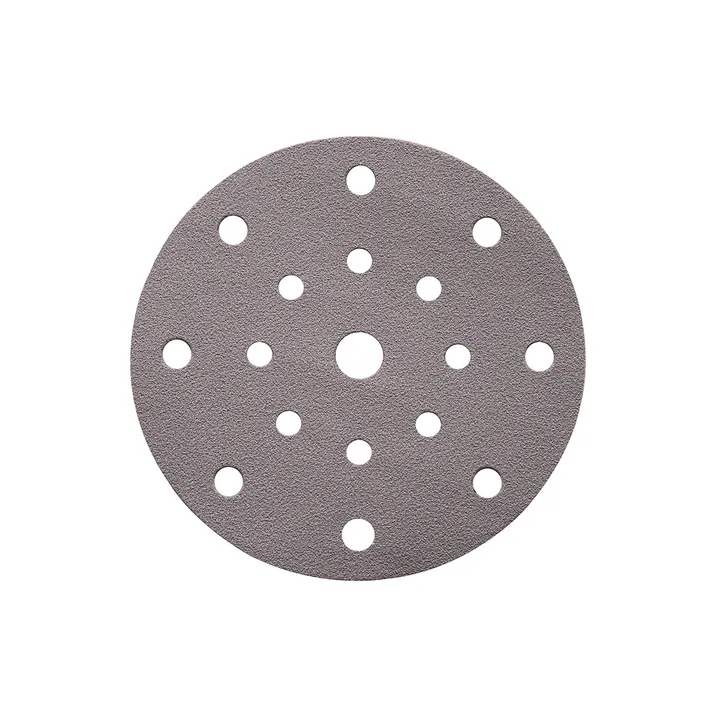 Q-SILVER 150MM GRIP ABRASIVE DISCS 17 HOLE P100