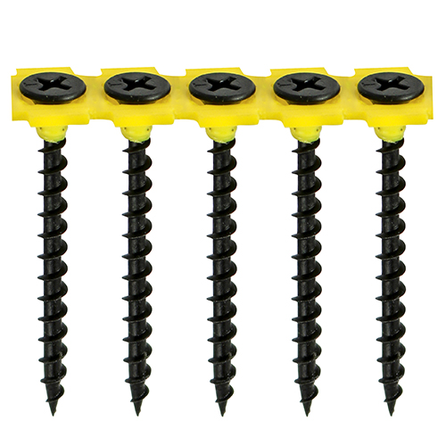 3.5MM X 32MM COLLATED DRYWALL SCREWS BLACK