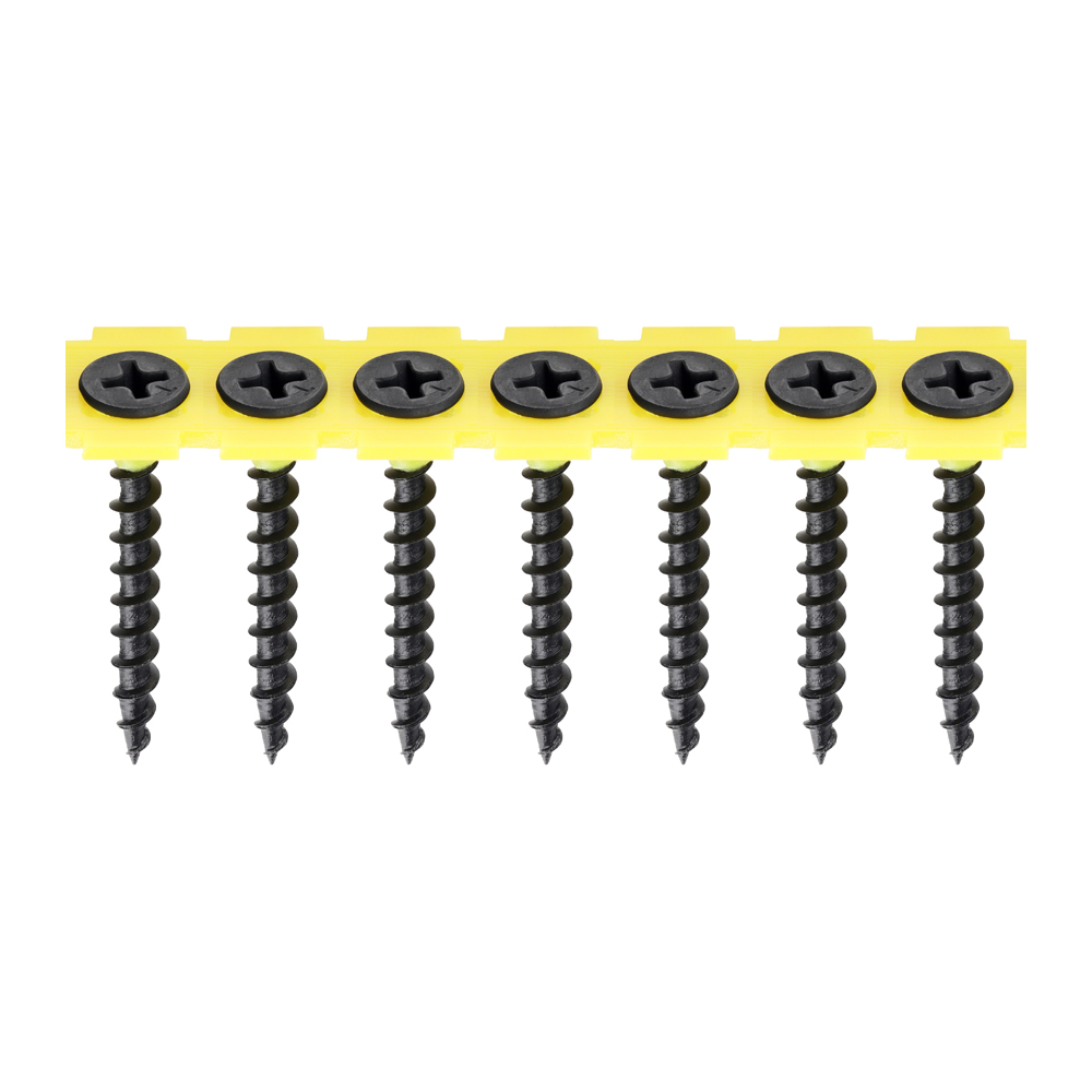 3.5MM X 35MM COLLATED DRYWALL SCREWS BLACK