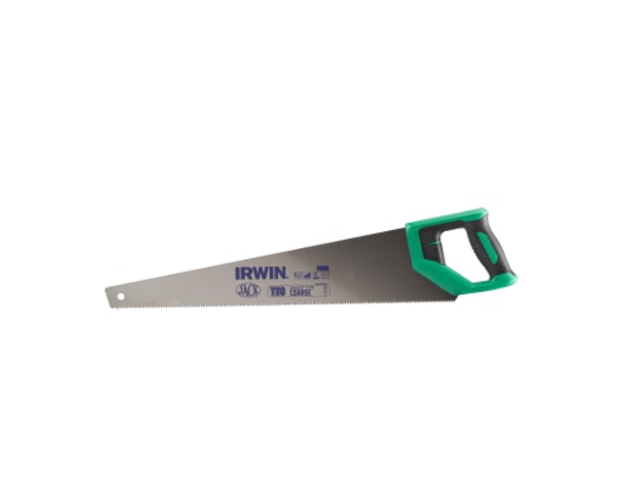 IRWIN JACK 770UHP COARSE HARDPOINT HANDSAW SOFT GRIP 550MM