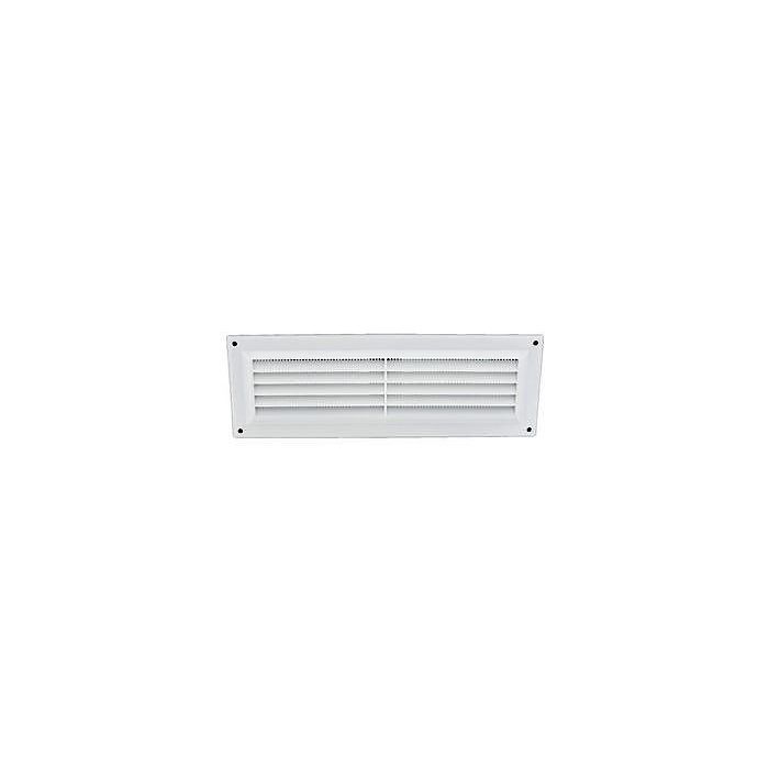 WHITE PLASTIC LOUVRED VENT 9" X 3"