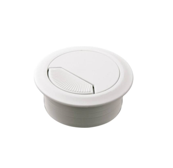 60MM 2 PART CABLE OUTLET WHITE 429.99.726