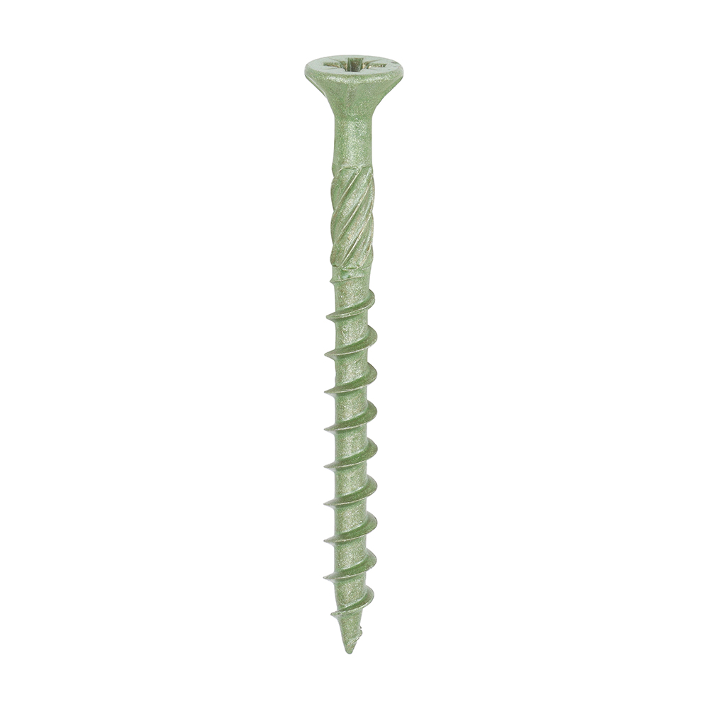 4.5 X 70 DECKING SCREWS EXTERIOR GREEN