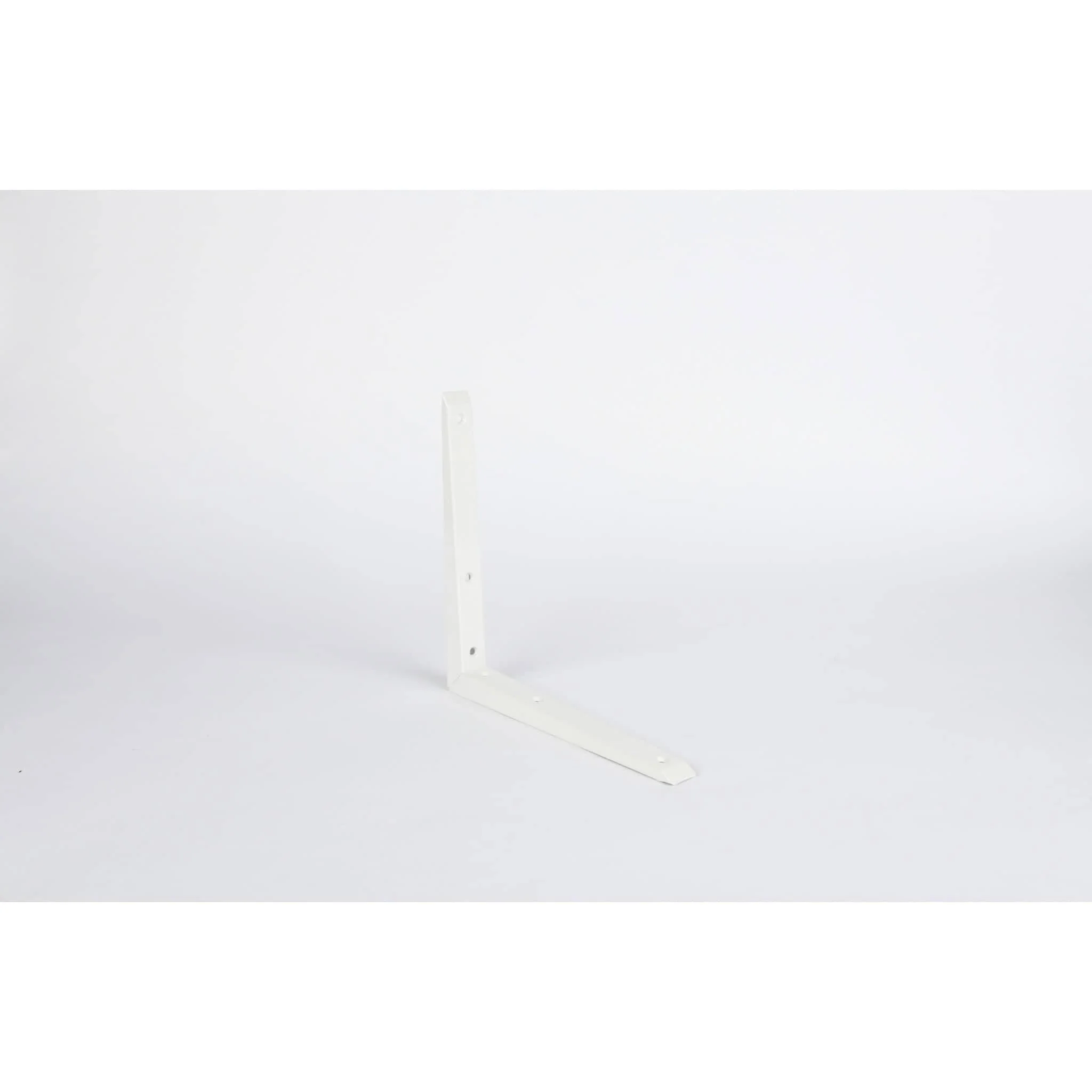 WHITE MITRED BRACKET 12" X 12"