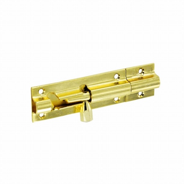 BRASS STRAIGHT BARREL BOLT 4"