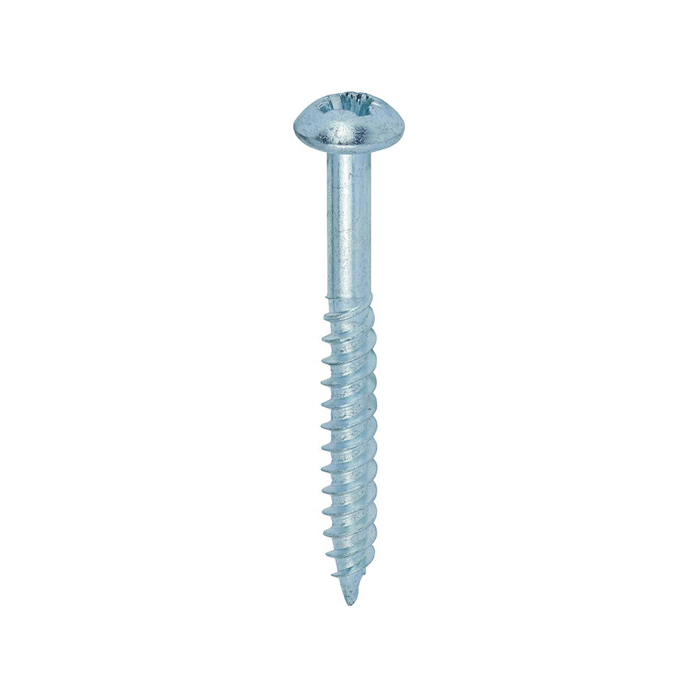 12 X 1.1/2" BZP ROUNDHEAD POZI WOODSCREWS