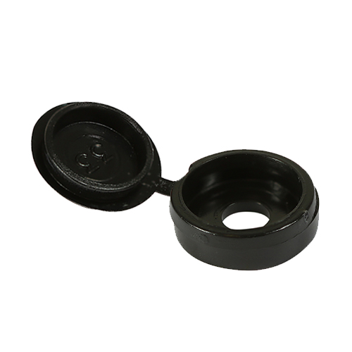 BLACK HINGED COVER CAPS (NO.10-12'S)