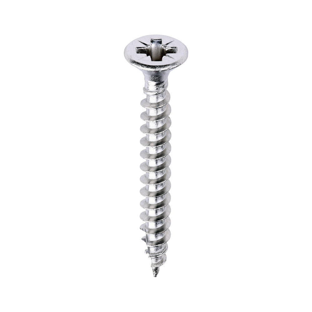 3.5MM X 30MM STAINLESS CSK POZI WOODSCREW