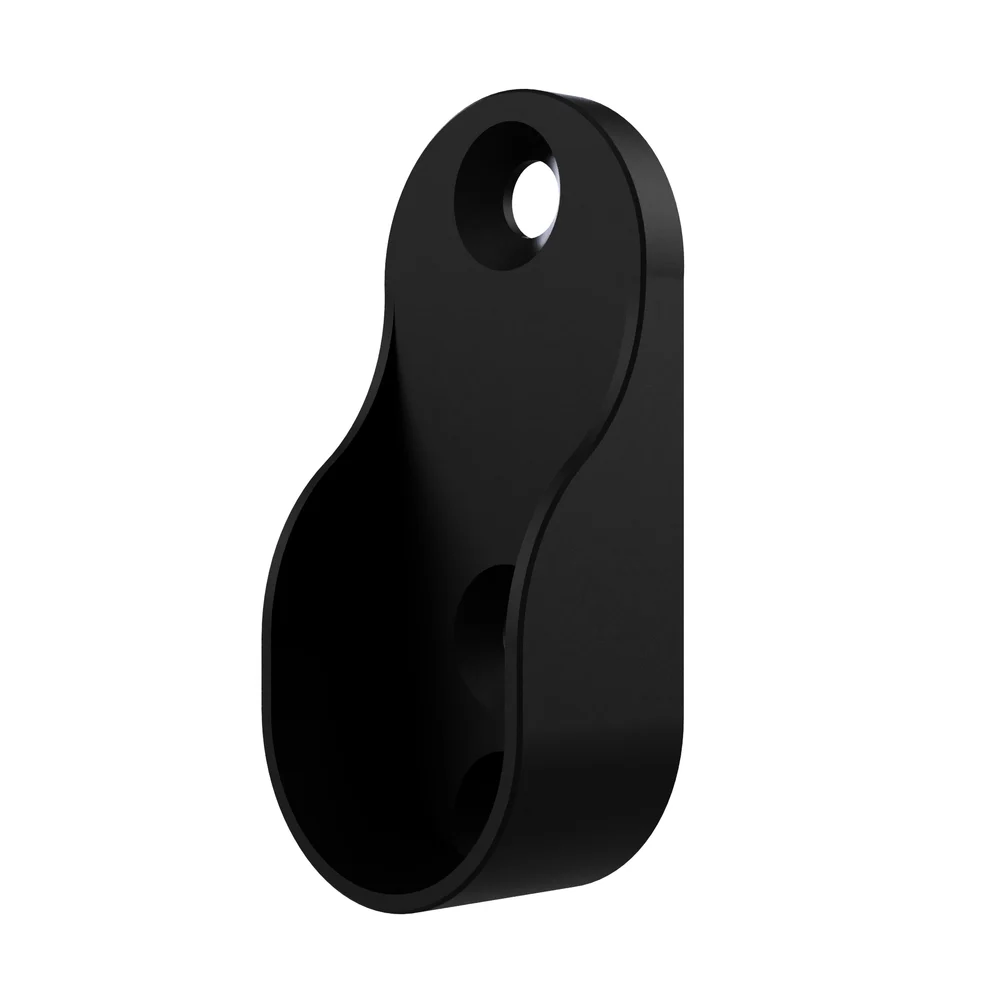 OVAL END SOCKETS 30MM X 15MM BLACK