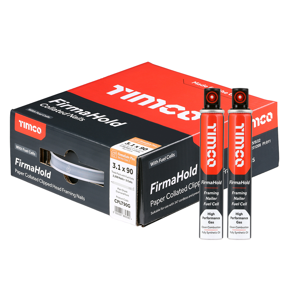 FIRMAHOLD 3.1MM X 90MM FIRST FIX NAILS WITH GAS (2200)