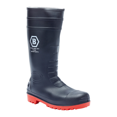 RED SOLE SAFETY WELLINGTON BOOTS SIZE 10