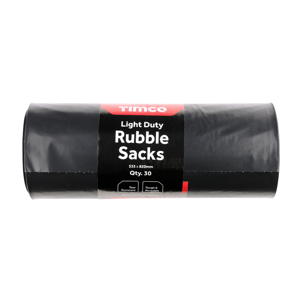 LIGHT DUTY RUBBLE SACKS - ROLL OF 30 SACKS