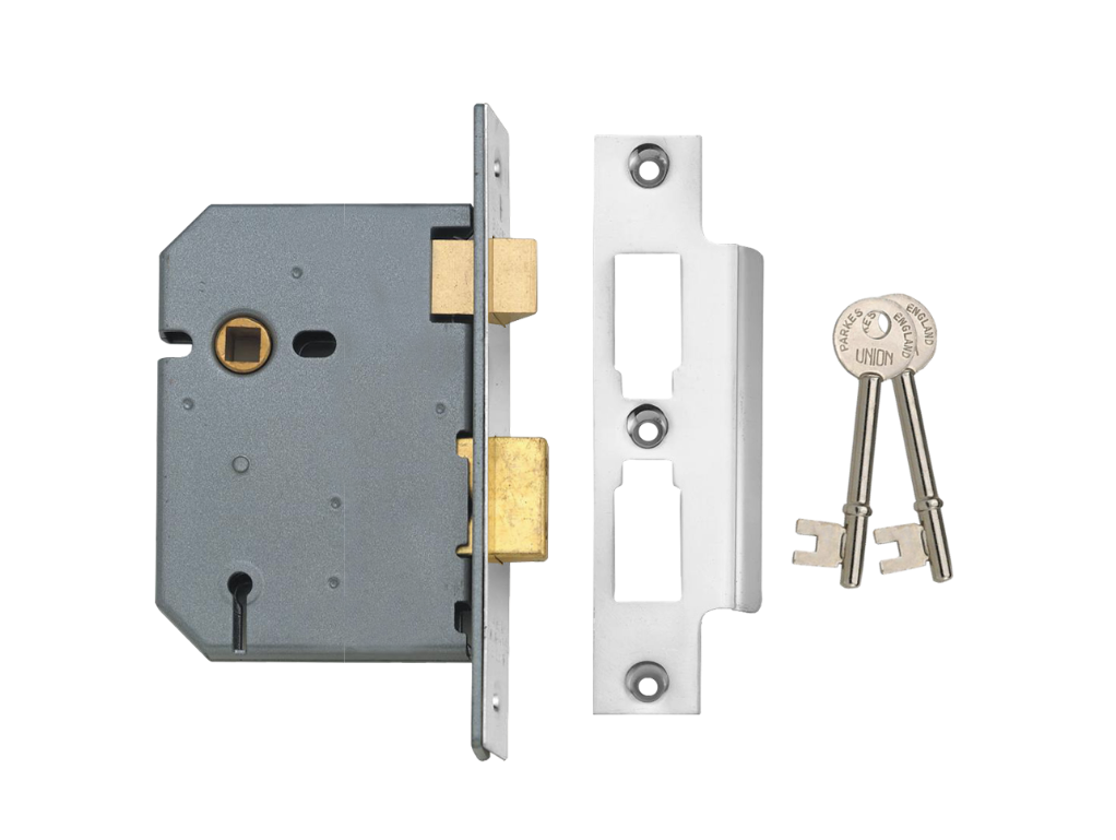 UNION 2277 3L MORTICE SASHLOCK 75MM SC