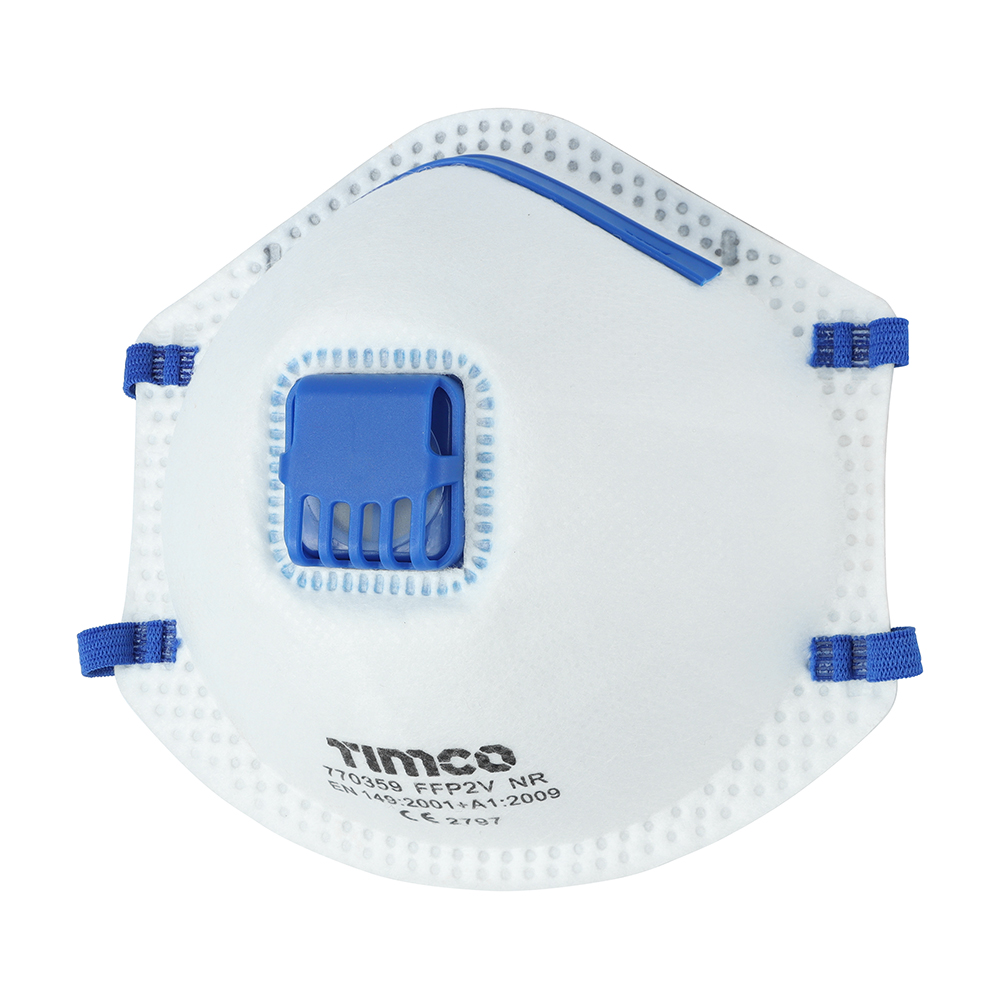 FFP3 MOULDED FRONT VALVED RESPIRATOR