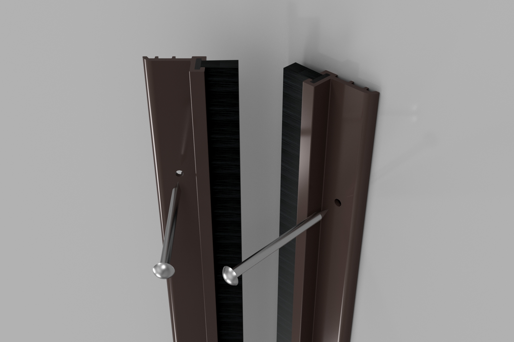 SLIKSEAL BROWN AROUND DOOR STRIP SEAL SET