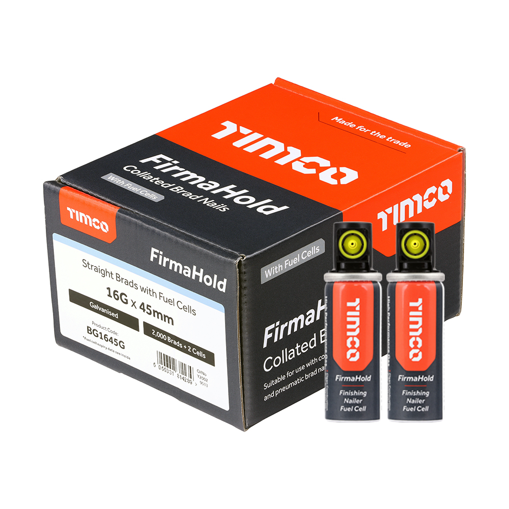 FIRMAHOLD 45MM X 16G STRAIGHT BRADS WITH GAS (2000)