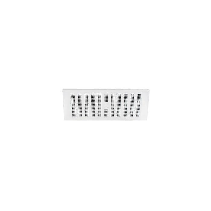 WHITE PLASTIC HIT & MISS VENT 9" X 3"