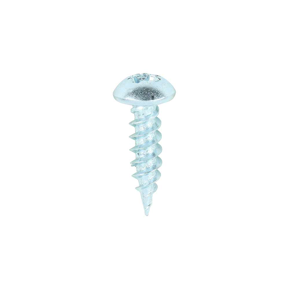 8 X 5/8" BZP ROUNDHEAD POZI WOODSCREWS
