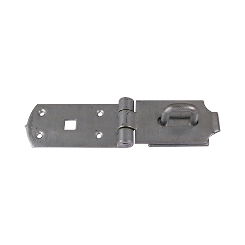 SECURE BOLT ON HEAVY DUTY HASP & STAPLE HOT DIPPED GALVANISED 8"