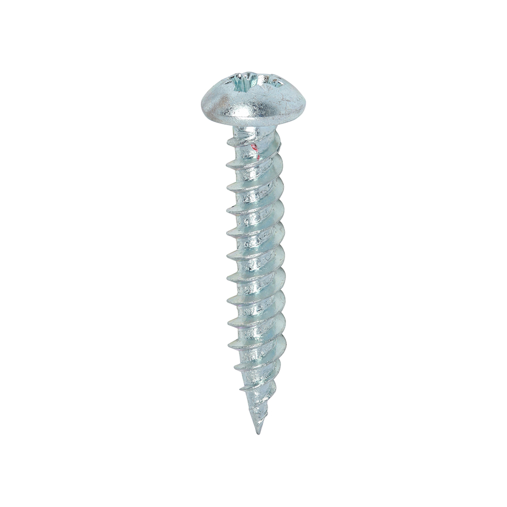 8 X 1" BZP ROUNDHEAD POZI WOODSCREWS