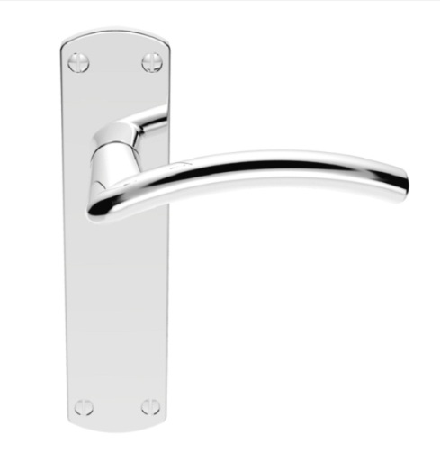 TRES LEVER LATCH (CP) ON BACKPLATE (PAIR)