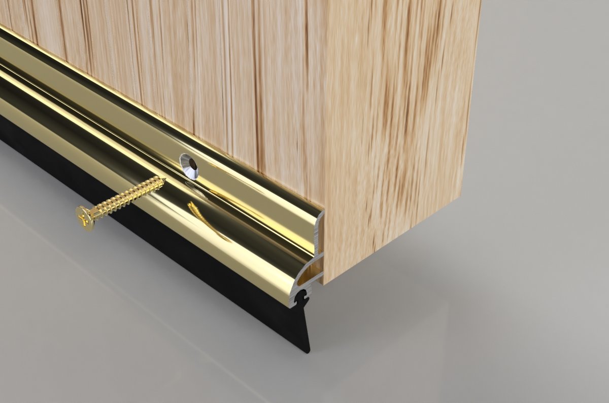 2'9" GOLD RUBBER BOTTOM DOOR SEAL