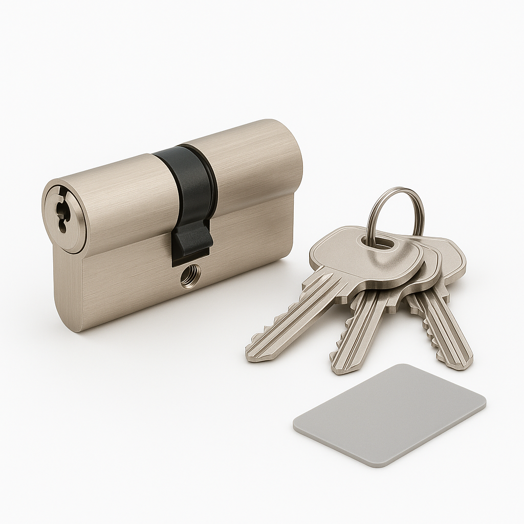ABS 35 X 50 CYLINDER PC - 3KEYS & CARD