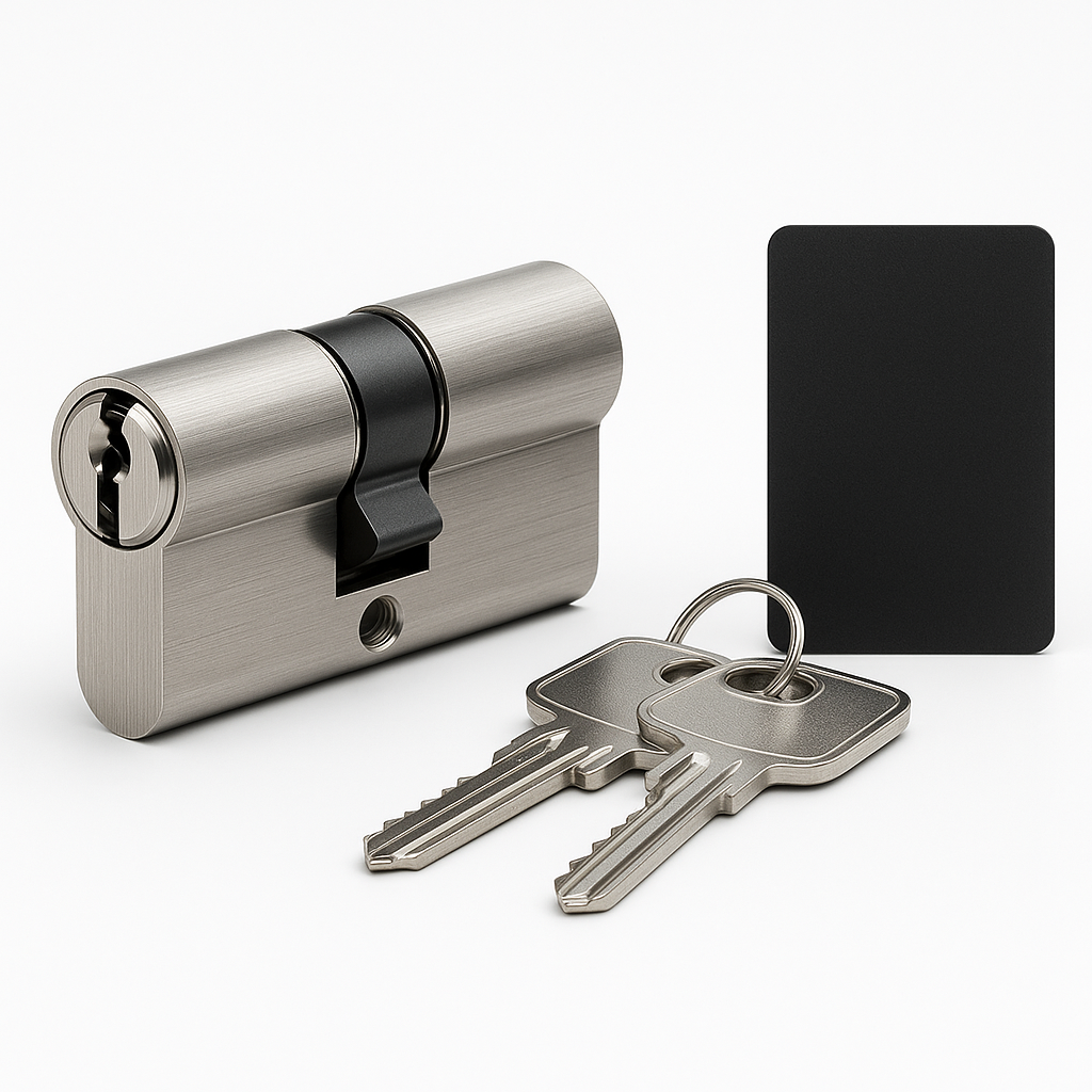 ABS 40 X 40 CYLINDER PC - 3KEYS & CARD