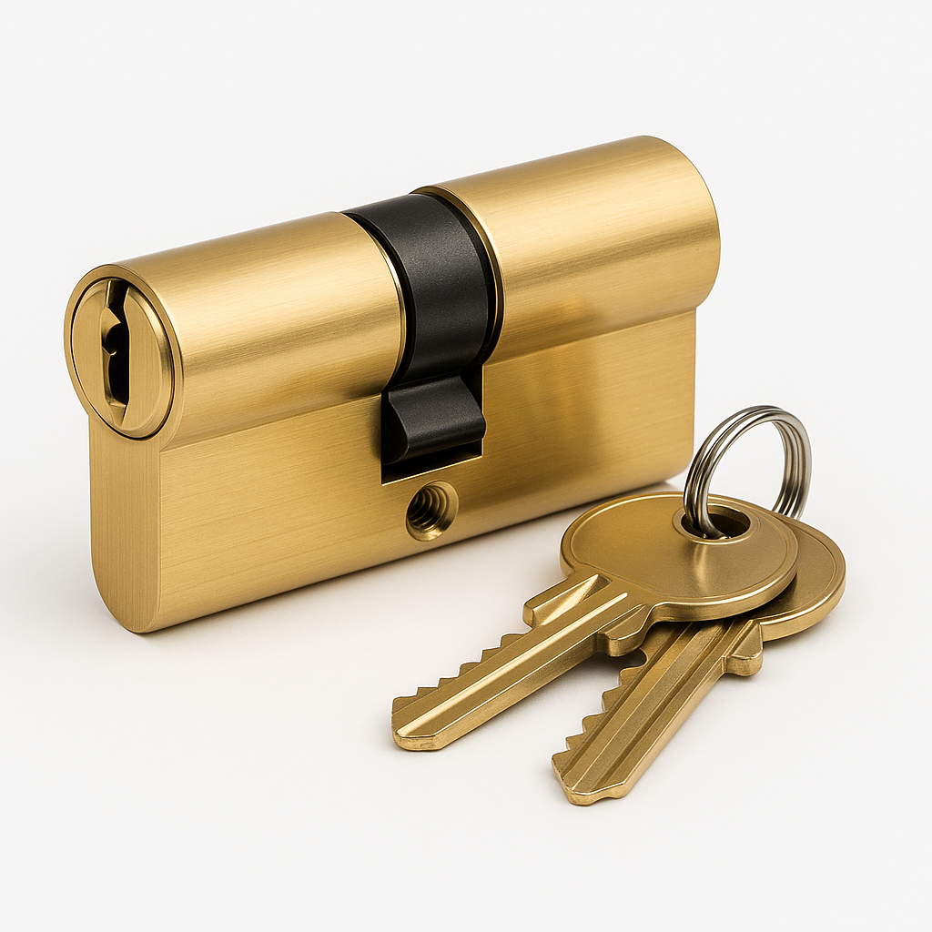 ABS 40 X 55 CYLINDER PB - 3KEYS & CARD