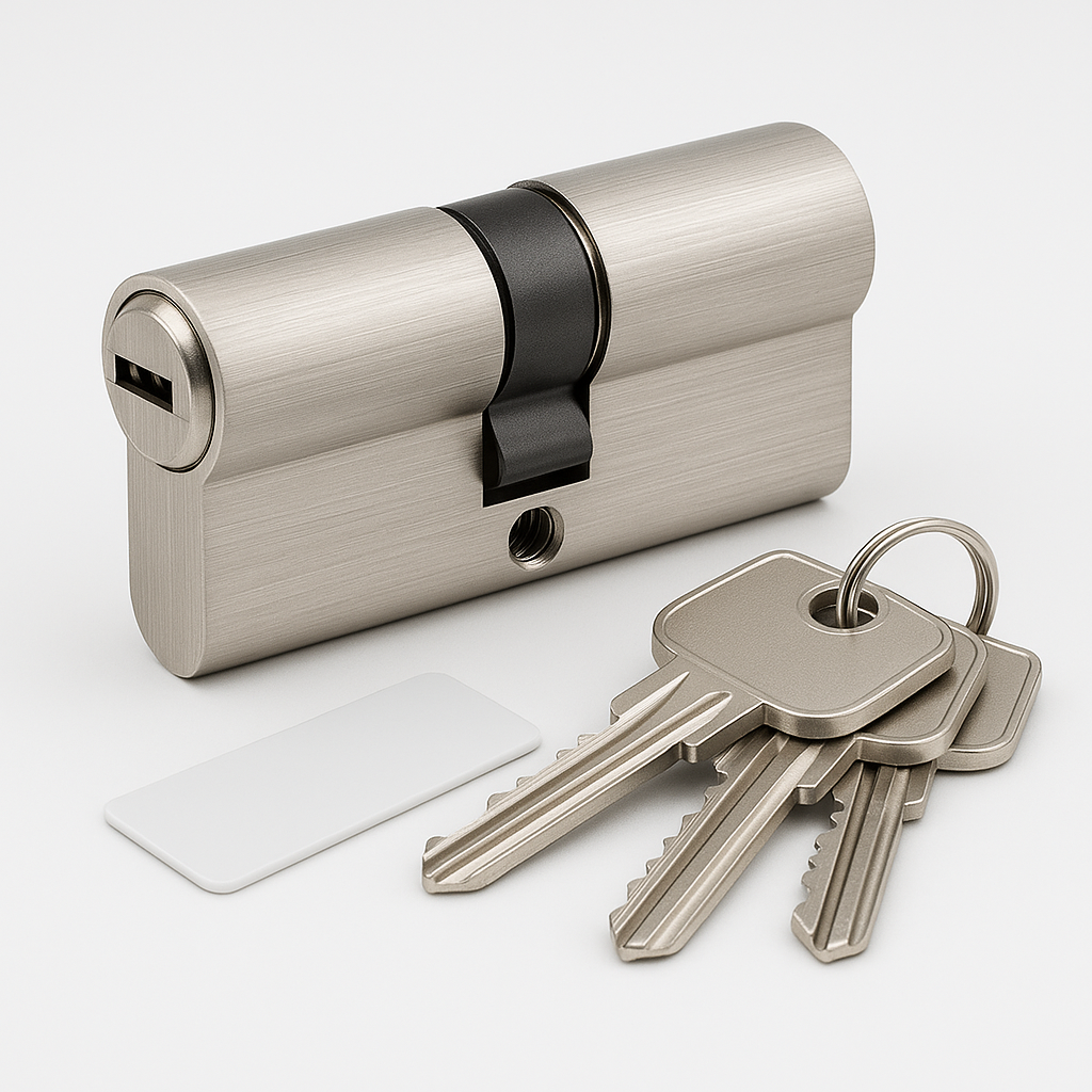 ABS 55 X 35 CYLINDER PC - 3KEYS & CARD