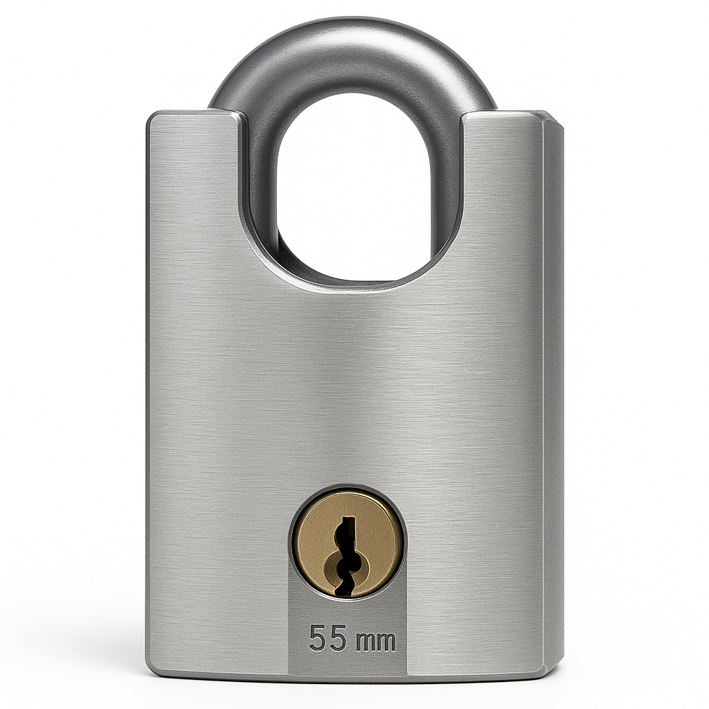 ABUS 55MM "PLATINUM" CLOSE SHACKLE PADLOCK