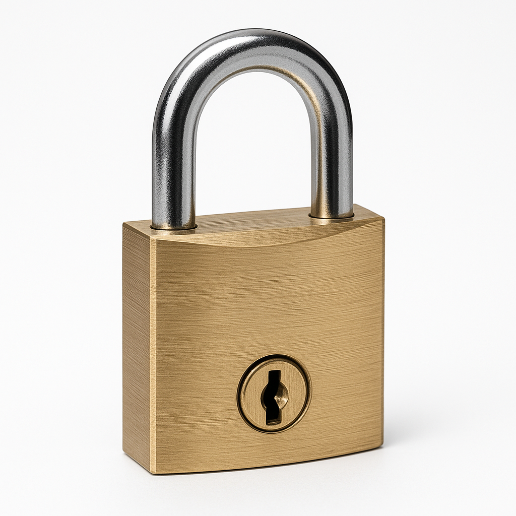 ABUS 55/40TC PADLOCK - BRASS 55