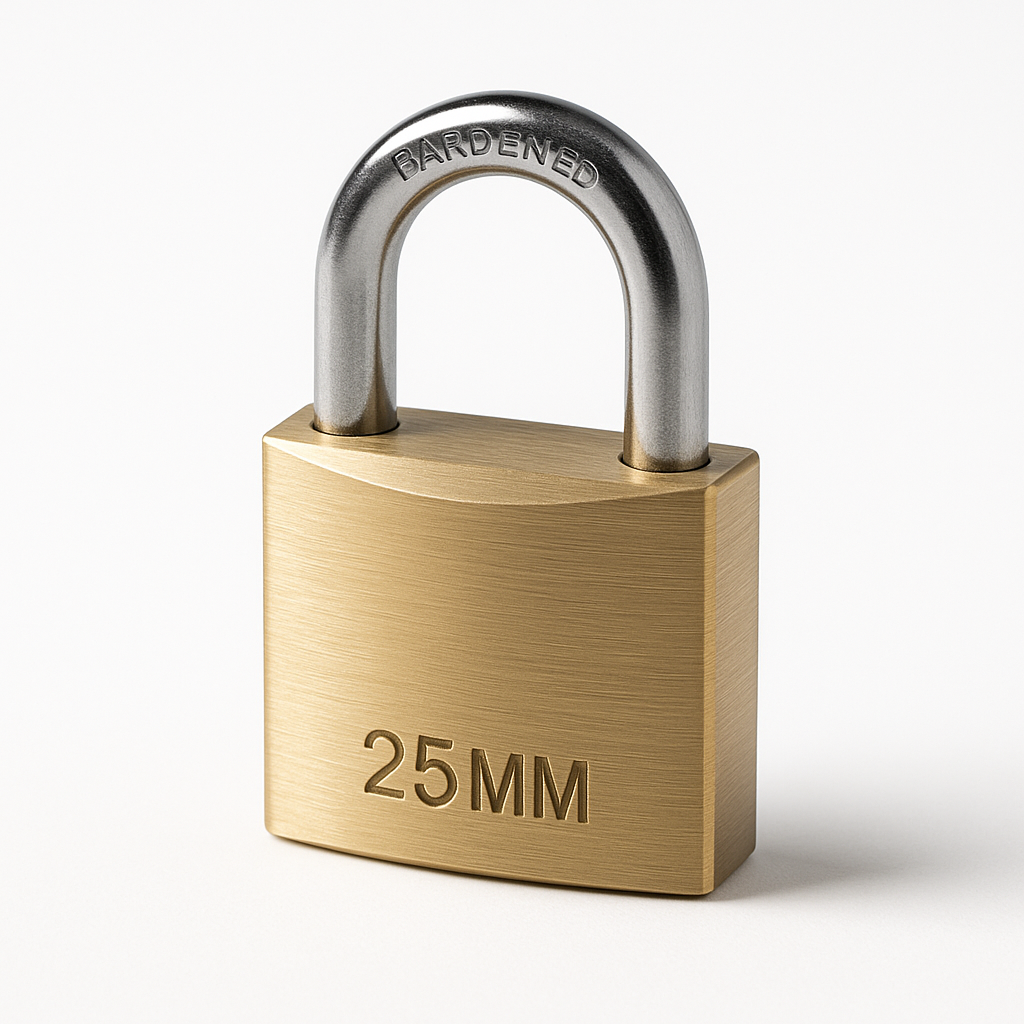 ABUS 25MM "COMPACT" BRASS PADLOCK