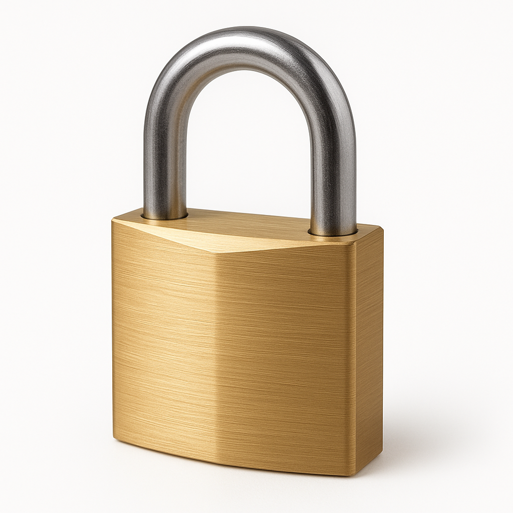 ABUS 40MM "COMPACT" BRASS PADLOCK