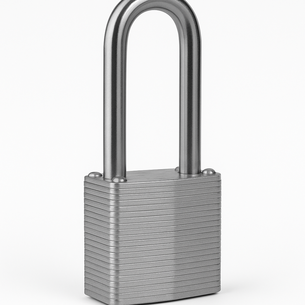ABUS 50MM PADLOCK WITH 80MM LONG SHACKLE