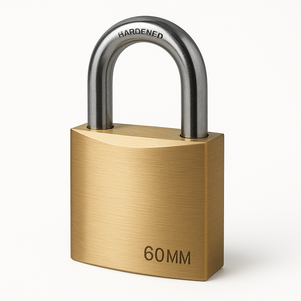 ABUS 60MM "COMPACT" BRASS PADLOCK
