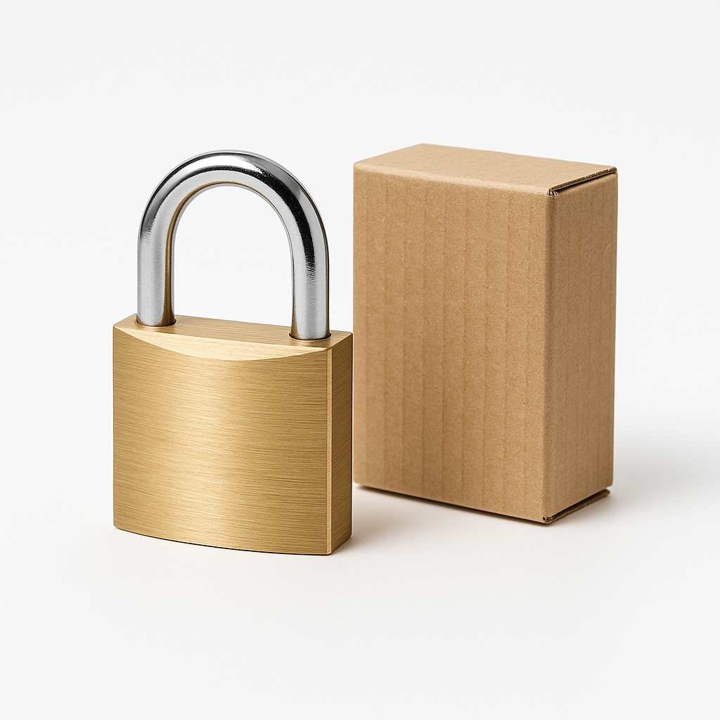 ABUS 65 - 25MM BRASS PADLOCK (BOXED)