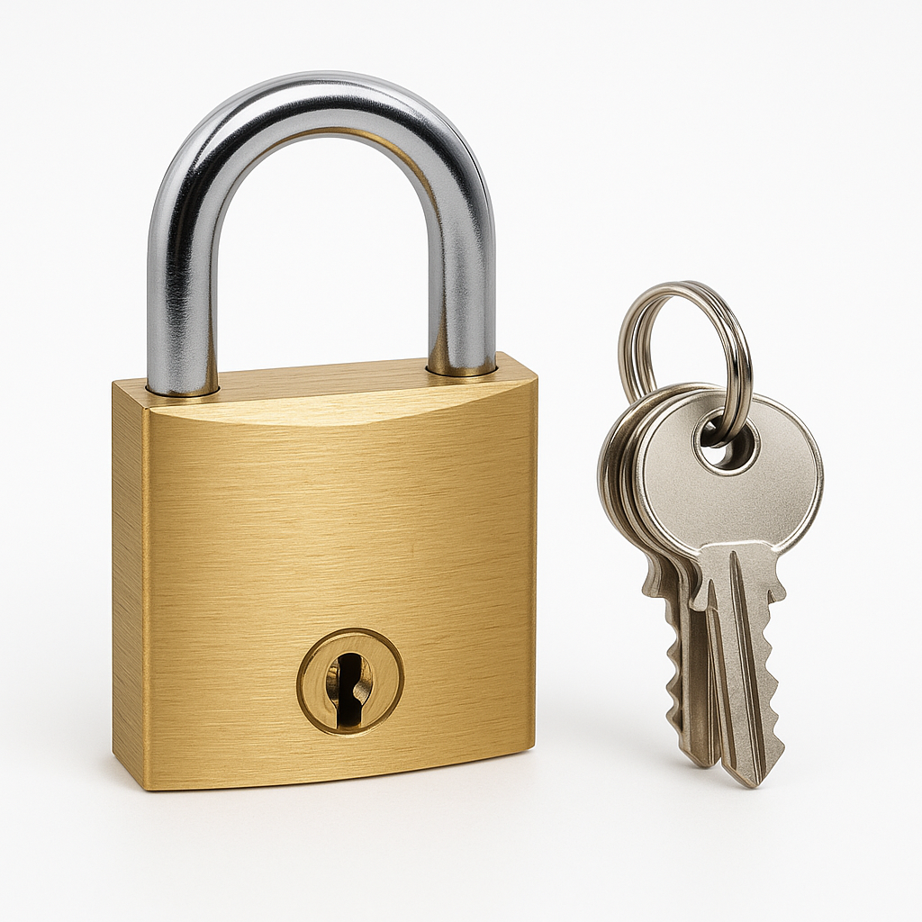 ABUS 65 - 25MM BRASS PADLOCK KEYED ALIKE