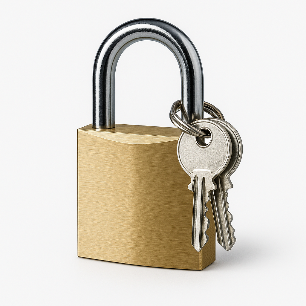 ABUS 65 - 60MM BRASS PADLOCK KEYED ALIKE