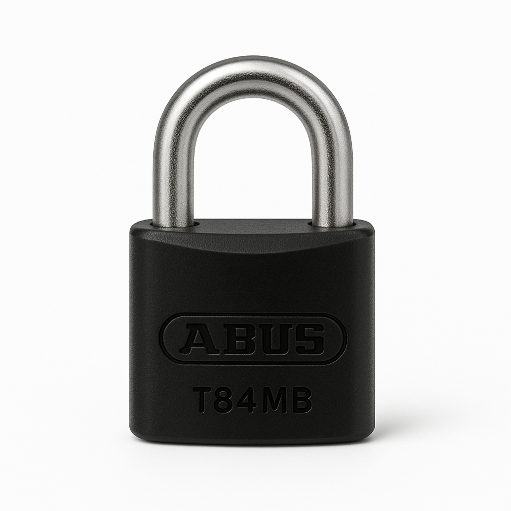 ABUS T84MB/20MM PADLOCK BLACK - CARDED
