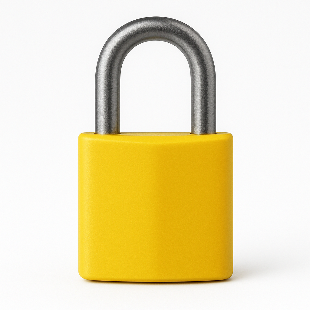 ABUS T84MB/40 COLOUR PADLOCK - CARDED