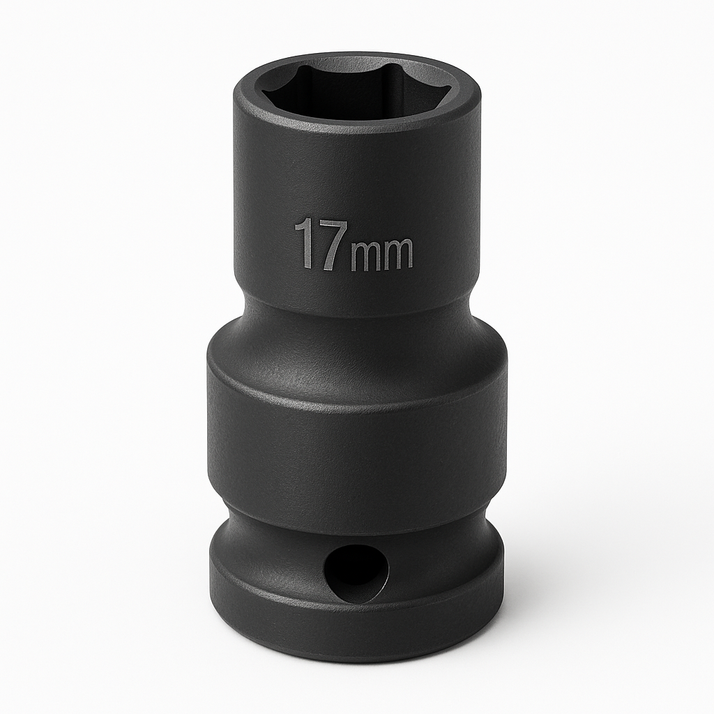 ADDAX 17MM IMPACT SOCKET 1/2" SQ DRIVE