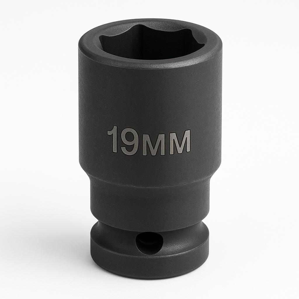 ADDAX 19MM  IMPACT SOCKET 1/2" SQ DRIVE