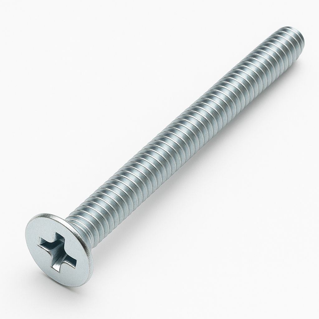 M5 X 70 BZP CSK POZI MACHINE SCREWS