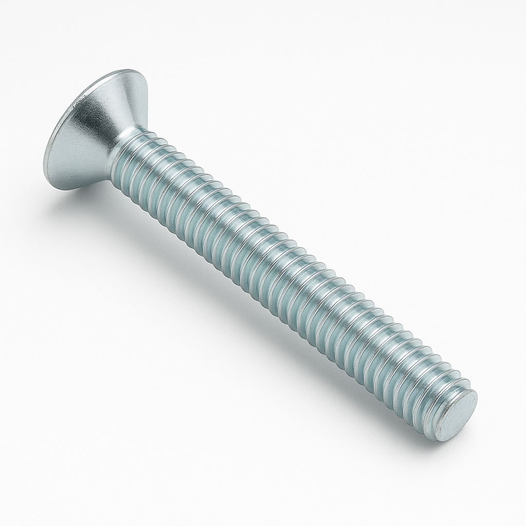 M8 X 50MM BZP MACHINE SCREW CSK