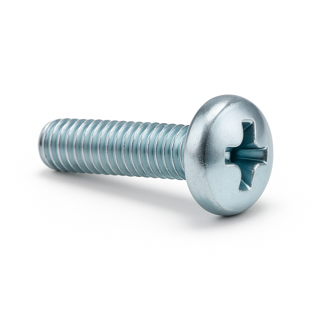 M5 X 20 BZP PAN HEAD POZI MACHINE SCREWS