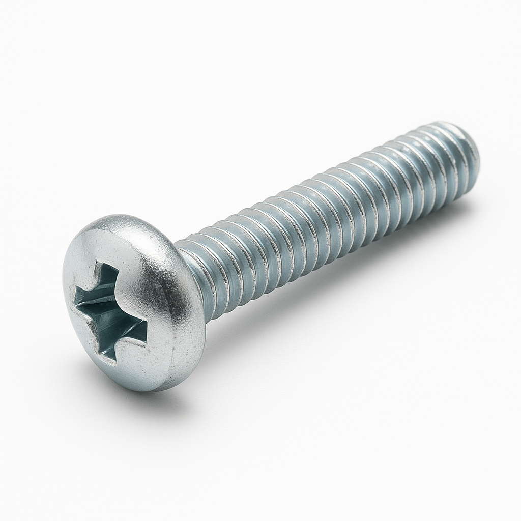 M5 X 30 BZP PAN HEAD POZI MACHINE SCREWS