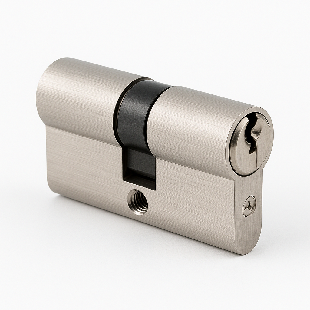 AS1165 40 X 60MM N.P DOUBLE EURO CYLINDER