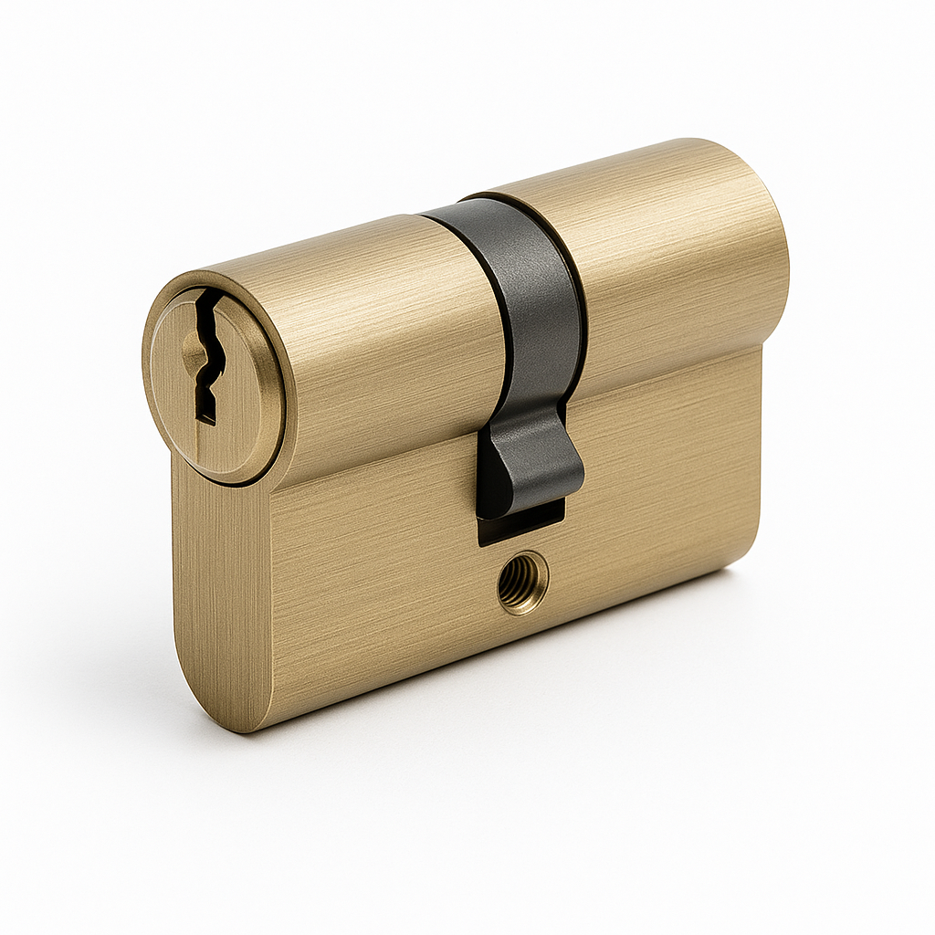 AS1185 50 X 50MM N.P DOUBLE EURO CYLINDER
