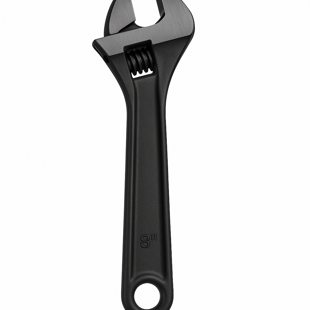 BAHCO 8071 BLACK ADJUSTABLE WRENCH 8"